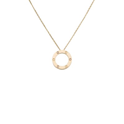 CARTIER LOVE NECKLACE, 3 DIAMONDS B7014500